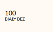 biały beż