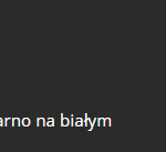 czarno na białym