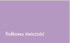 fiołkowa świeżość