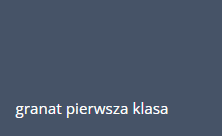 granat pierwsza klasa