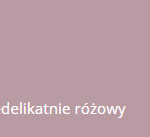 delikatnie różowy