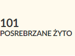 posrebrzane żyto