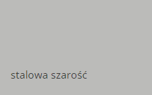 stalowa szarość