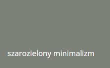 szarozielony minimalizm