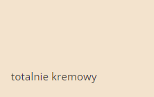 totalnie kremowy