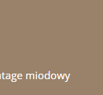 vintage miodowy