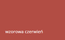 wzorowa czerwień