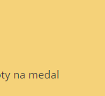 złoty na medal