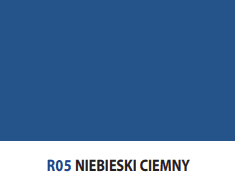 Niebieski ciemny połysk