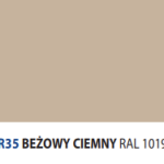 Beżowy ciemny półmat