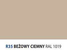 Beżowy ciemny półmat