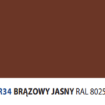 Brązowy jasny półmat