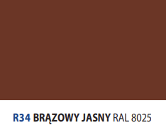 Brązowy jasny półmat
