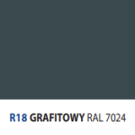 Grafitowy półmat
