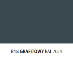 Grafitowy półmat