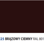 Brązowy ciemny półmat