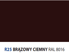 Brązowy ciemny półmat