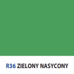 Zielony nasycony półmat