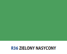 Zielony nasycony półmat