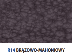 Brązowo-mahoniowy młotkowy