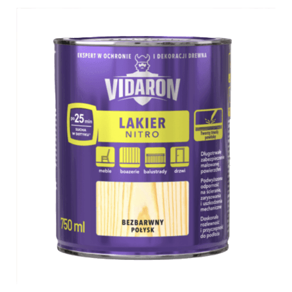 vidaron lakier nitro bezbarwny polysk vidaron lakier nitro bezbarwny polysk