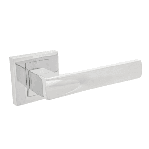 Klamka IBERIA rozeta kwadratowa chrom