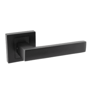 Klamka KABO rozeta kwadratowa czarna