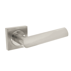 Klamka MATI rozeta kwadratowa nikiel chrom