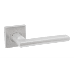 Klamka MILOS rozeta kwadratowa stal nierdzewna