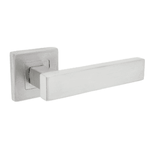 Klamka OXANA rozeta kwadratowa stal nierdzewna