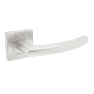 Klamka PAROS rozeta kwadratowa stal nierdzewna