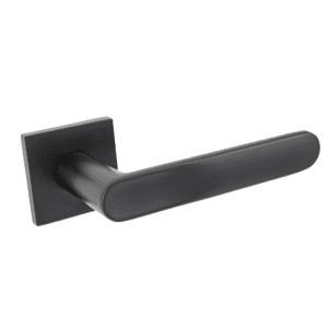 Klamka ROCA SLIM rozeta kwadratowa czarna