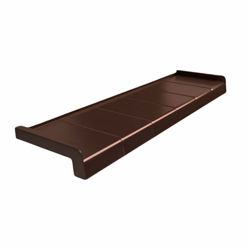 Parapet alu płytka Brąz RAL 8017-min