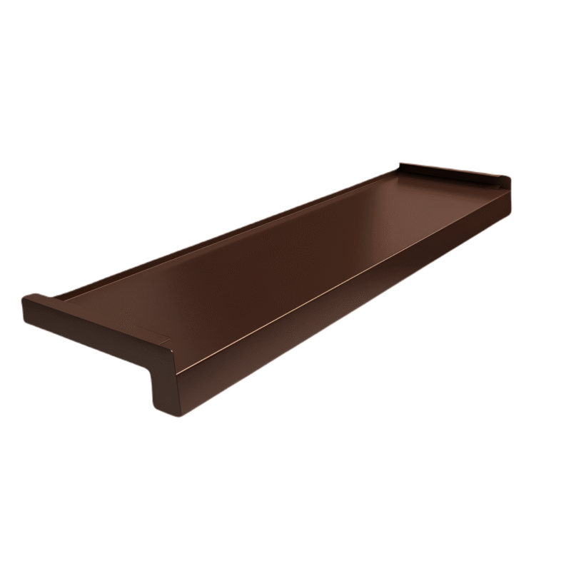 Parapet stalowy Brąz RAL 8017-min