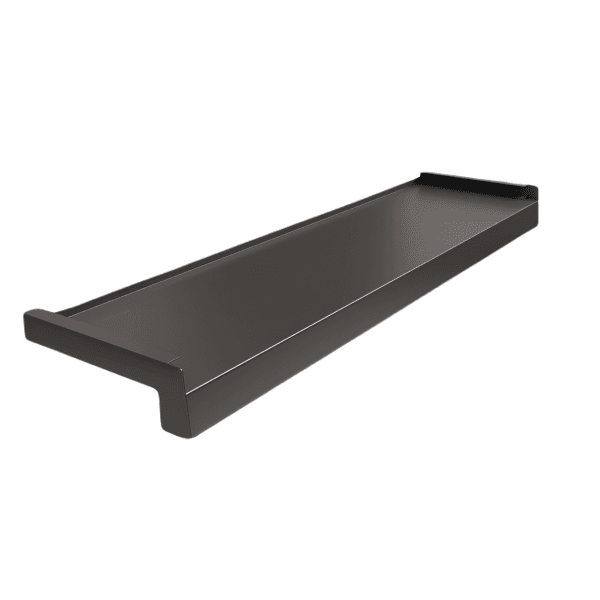 Parapet stalowy Brąz RAL 8019-min Parapet stalowy Brąz RAL 8019-min