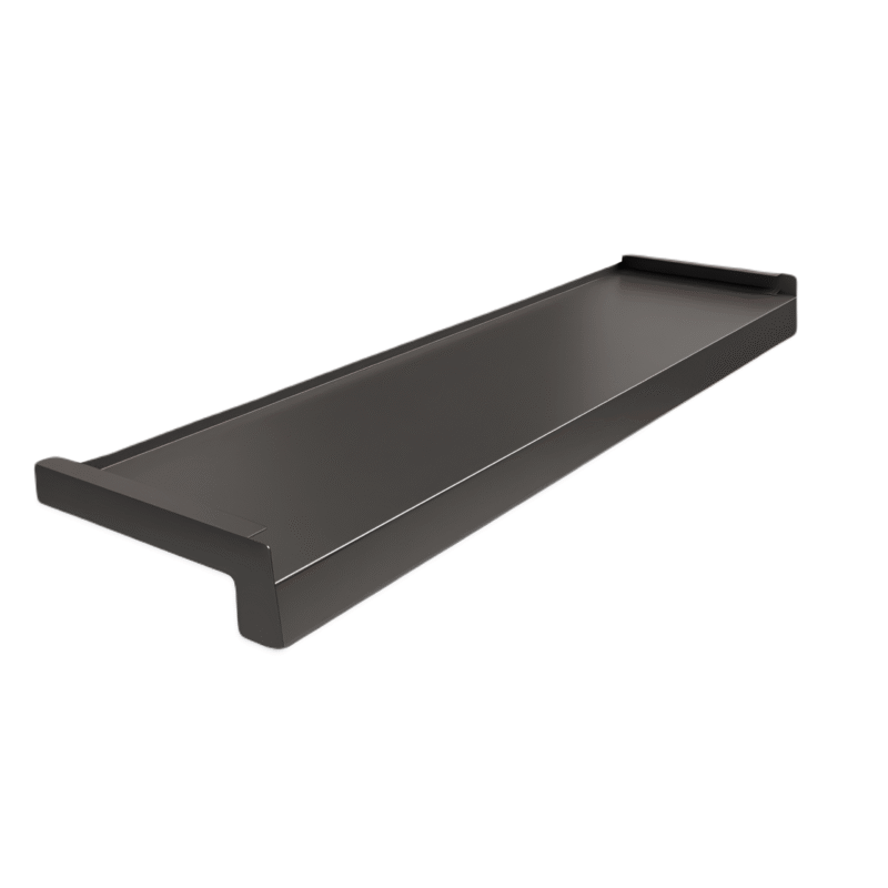 Parapet stalowy Brąz RAL 8019-min