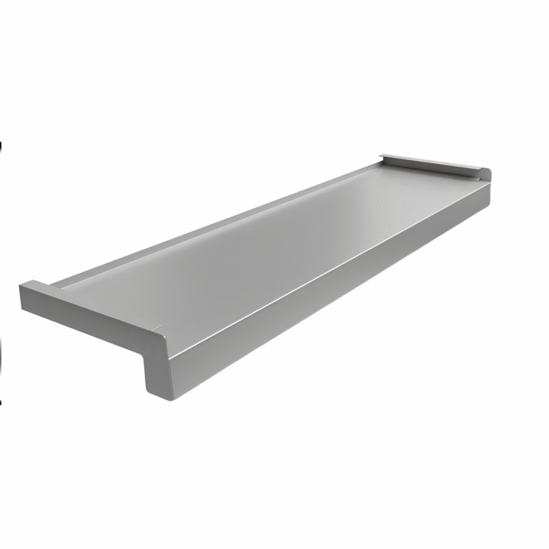 Parapet stalowy Srebrny RAL 9006-min