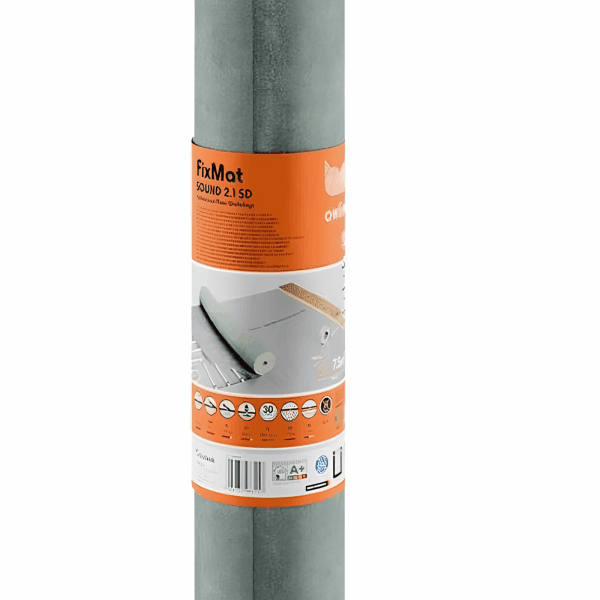 Podkład Fix Mat Sound 2.1 SD z folią aluminiową-min Podkład Fix Mat Sound 2.1 SD z folią aluminiową-min