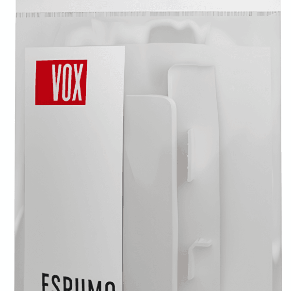 Zaślepki do listew Plastikowe Espumo ESP201 Białe Komplet Lewa+Prawa 1 Zaślepki do listew Plastikowe Espumo ESP201 Białe Komplet Lewa+Prawa 1