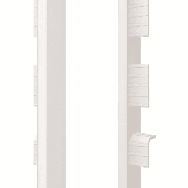 Zaślepki do listew Plastikowe Espumo ESP401 Białe Komplet Lewa+Prawa 1 Zaślepki do listew Plastikowe Espumo ESP401 Białe Komplet Lewa+Prawa 1