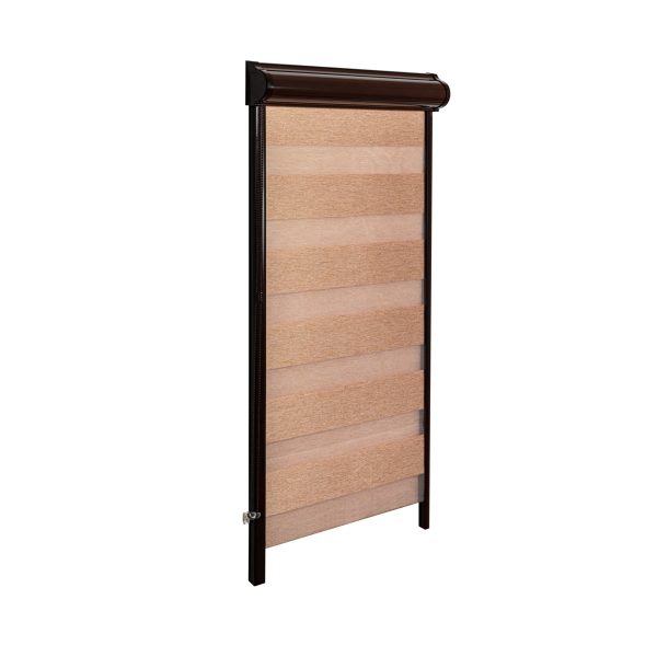 blinds roll day night, isolated on white blinds roll day night, isolated on white