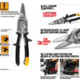 Straight Cut Aviation Snips 1-min