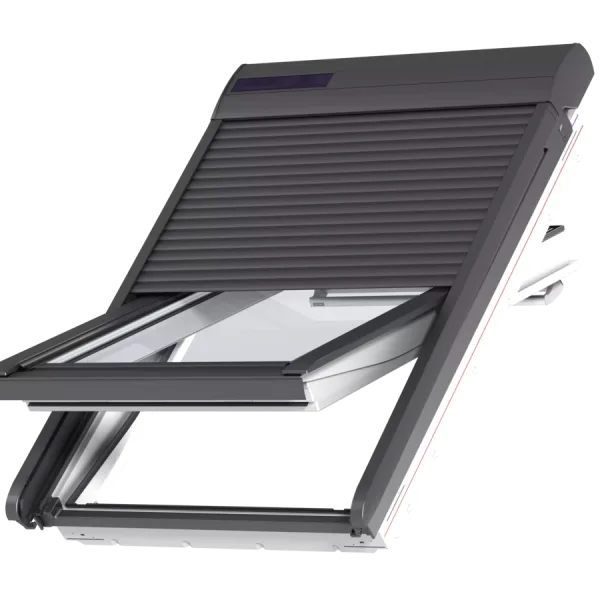 Roleta zewnętrzne ręczne niezaciemniające na okna dachowe VELUX Roleta zewnętrzne ręczne niezaciemniające na okna dachowe VELUX