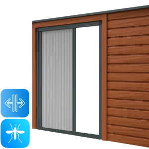 Moskitiera plisowana na okno HST Sendom (tańsza wersja)