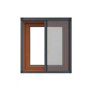 Moskitiera plisowana na okna na parterze do Sendom (pozioma)