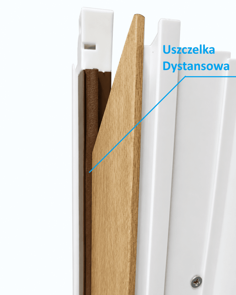 Montaż moskitiery plisowanej z uszczelką dystansową