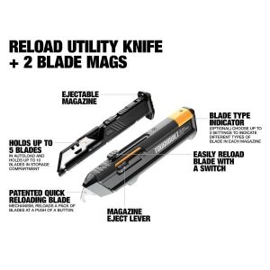 ToughBuilt nóż techniczny wielofunkcyjny wysuwany TB-H4S2-03-BEA — TB-H4S2-03-BEA: zdjęcie produktu.