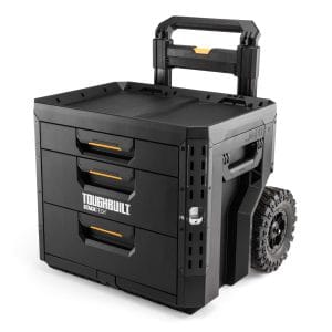 ToughBuilt Skrzynia na kółkach z 3 szufladami StackTech TB-B1-D-R93-BEA