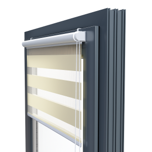 Roleta dzień noc w kasecie bezinwazyjna wolnowisząca zawieszana na okno